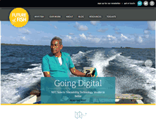 Tablet Screenshot of futureoffish.com